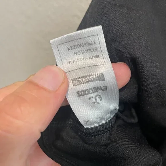 Black Athletic Tennis Dress Built In Shorts Pockets Athleisure Size Small - Picture 6 of 6